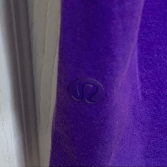 Lululemon Fast and Free Short Sleeve Shirt Petrol Purple Size Large - Picture 5 of 7